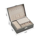 Livingandhome lockable faux leather jewellery organizer - British product