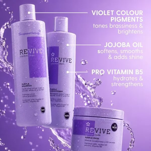 Superdrug Revive purple hair mask 200ml (British brand)
