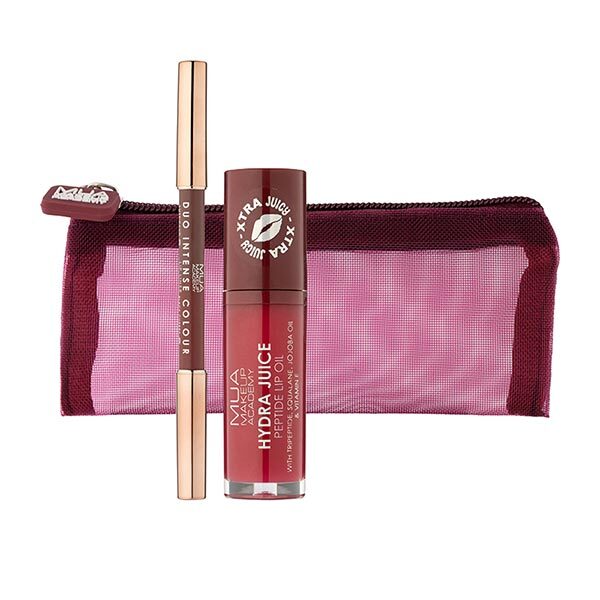 MUA Chocolate & Cherries Lip Duo lip liner set - British product
