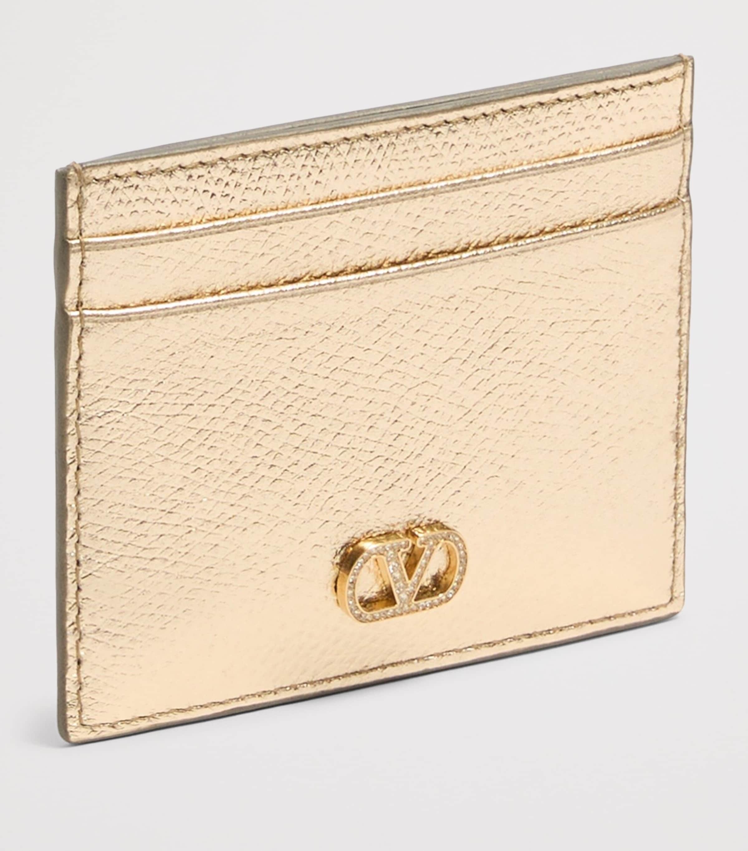 Valentino Garavani leather card holder VLogo Signature - British product