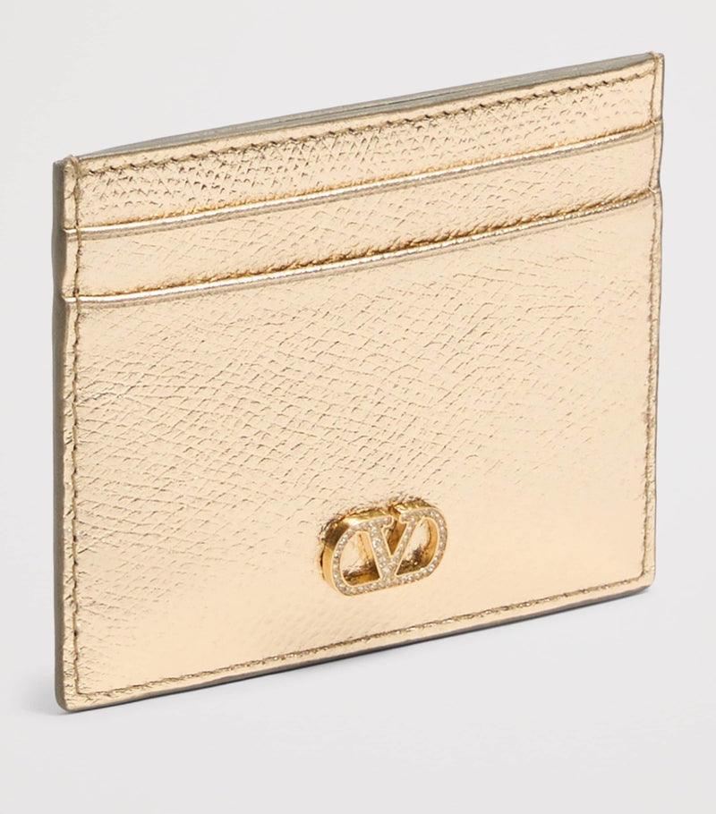 Valentino Garavani leather card holder VLogo Signature - British product