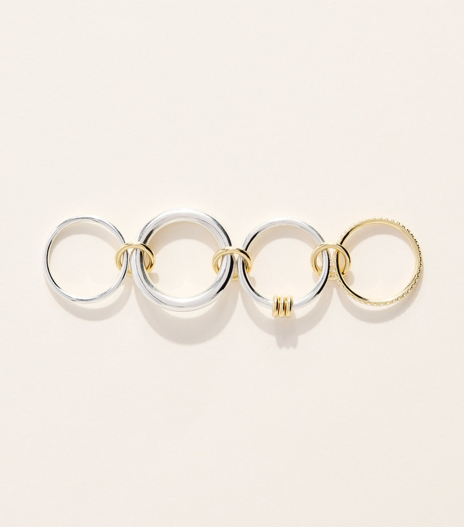 Spinelli Kilcollin Aries ring yellow gold sterling silver diamonds, UK version
