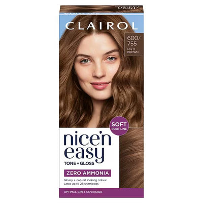 Clairol Nice'n Easy Tone+Gloss Hellbraun Semi-Permanente Haarfarbe
