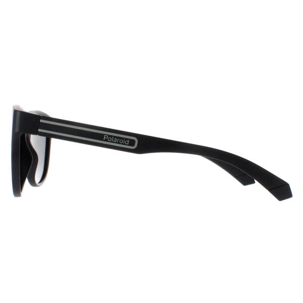 Polaroid polarized sunglasses matte black round frame (British brand)