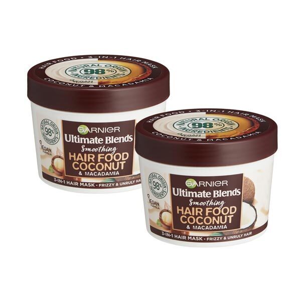 Garnier Ultimate Blends Hair Food Coco Mask Duo Bundle