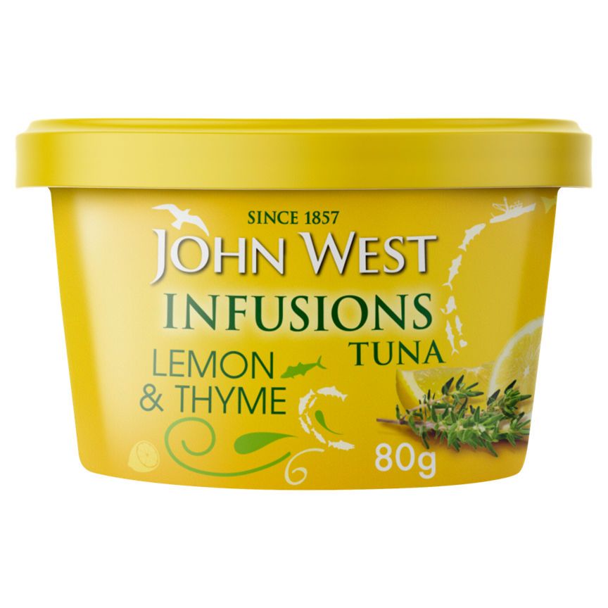 John West Infusions No Drain Tuna Lemon & Thyme GOODS ASDA   