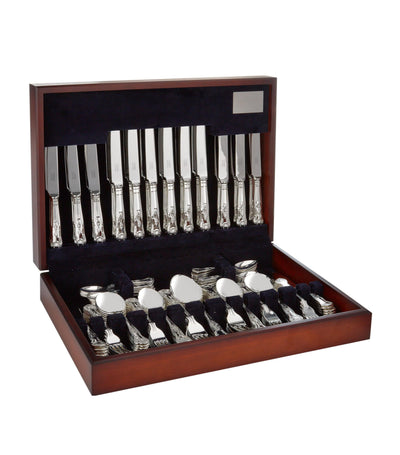Service de couverts Carrs Silver Kings Argenté 44 pièces Harrods - Acheter en ligne chez McGrocer