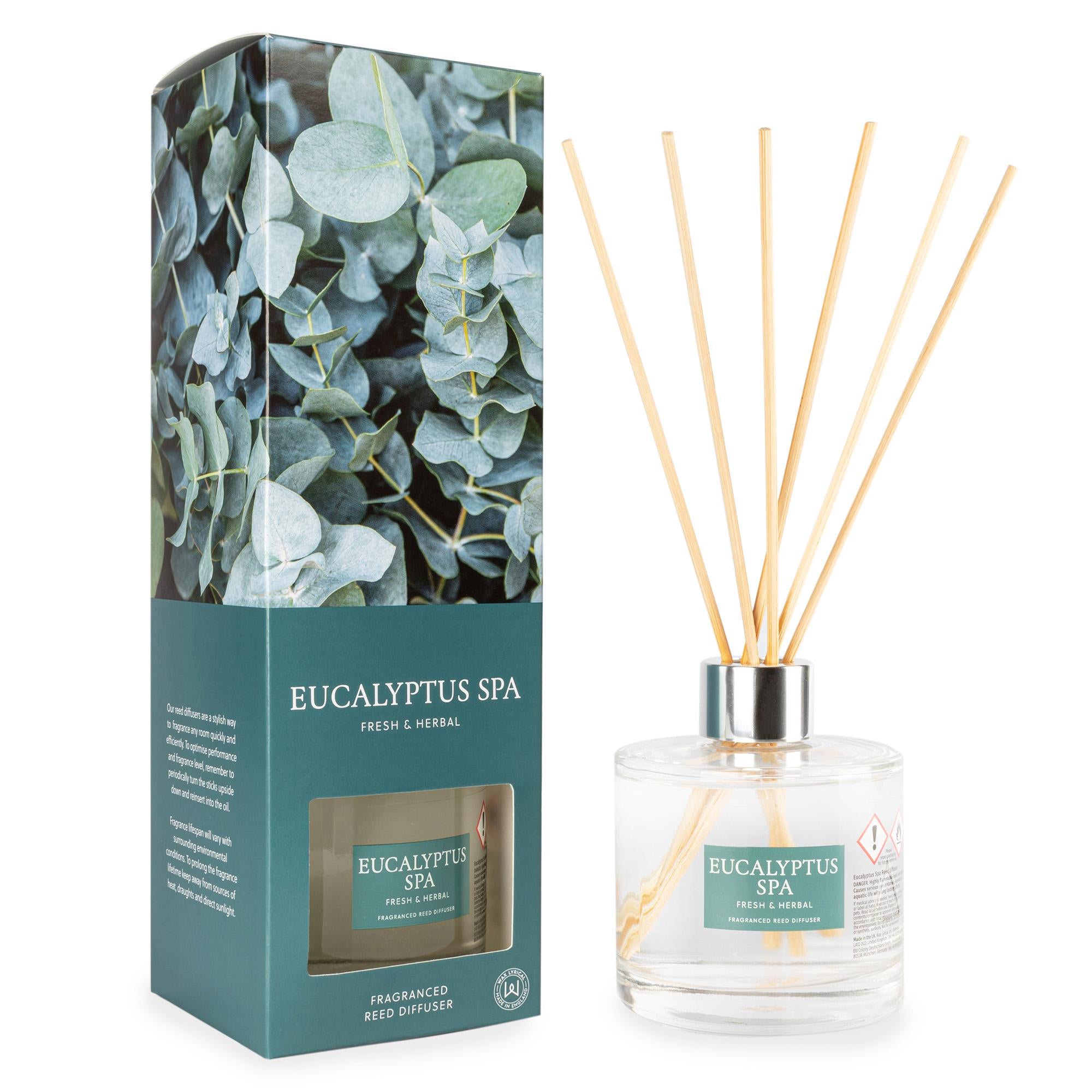 Wax Lyrical Reed Diffuser Eucalyptus Spa 200ml GOODS Sainsburys   