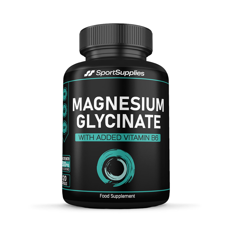 SS Sport Supplies magnesium glycinate B6 capsules 120 - British product