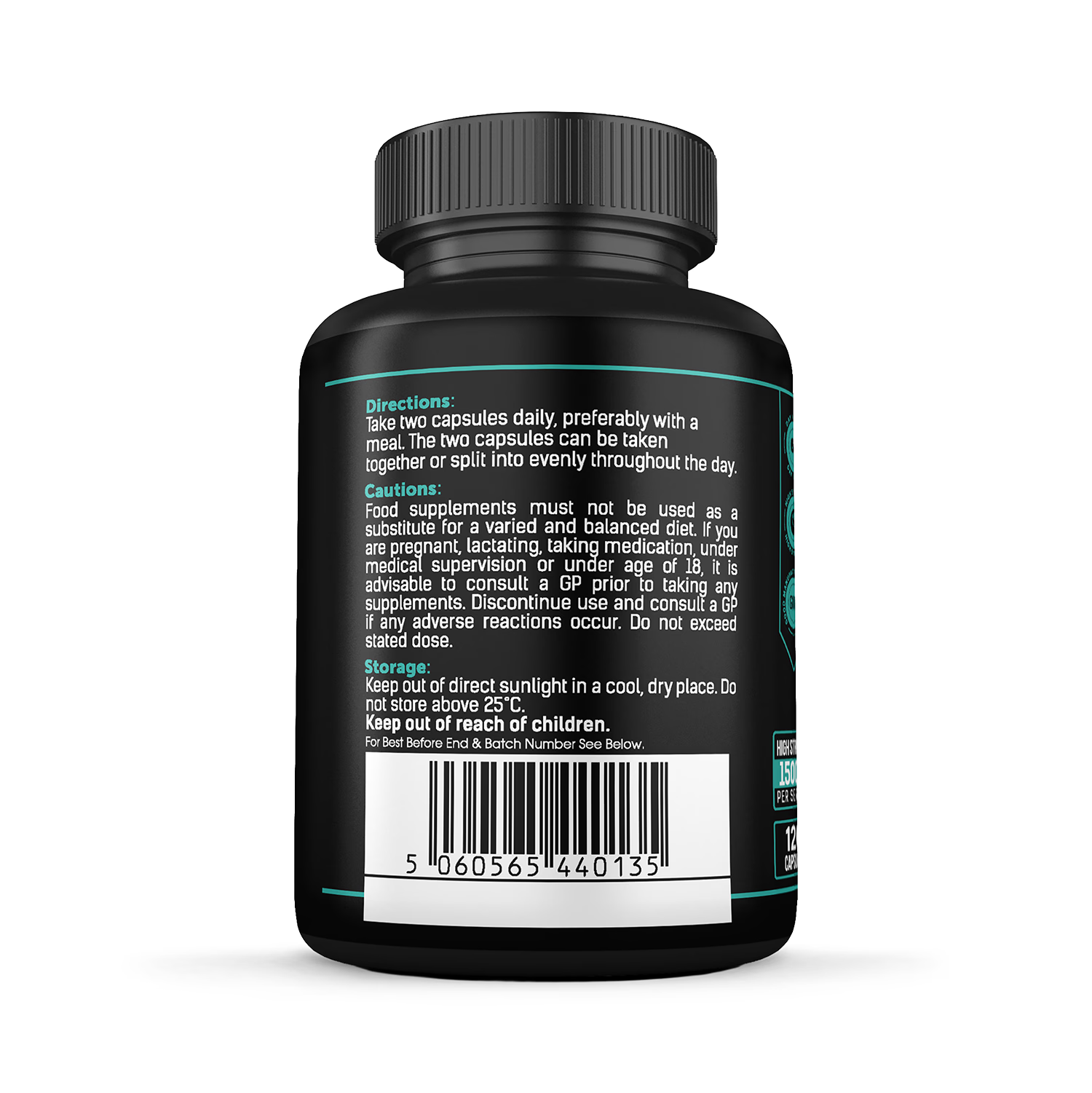 SS Sport Supplies magnesium glycinate B6 capsules 120 - British product