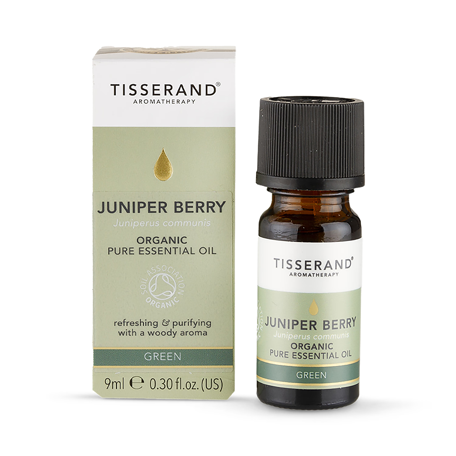 Tisserand juniper organic essential oil 9ml (British brand)