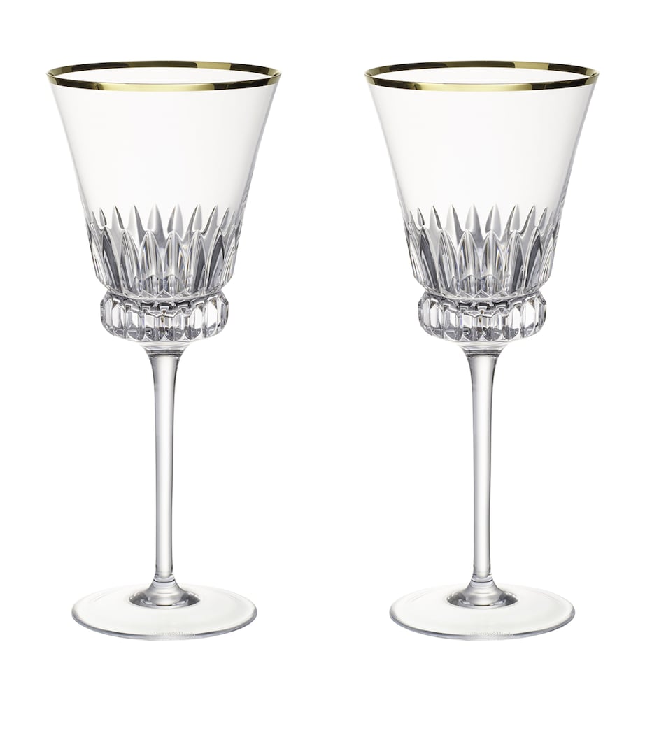 Villeroy & Boch Grand Royal Gold red wine glasses 200ml (British brand)