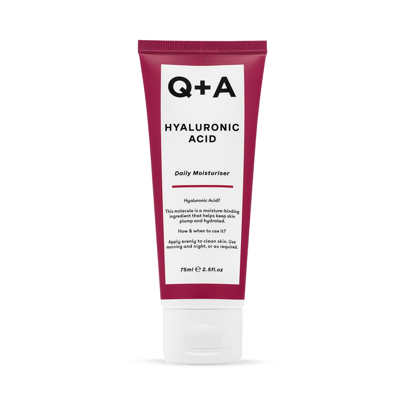 Q+A Hyaluronsyre Daglig Fuktighetskrem 75ml (Britisk merke)