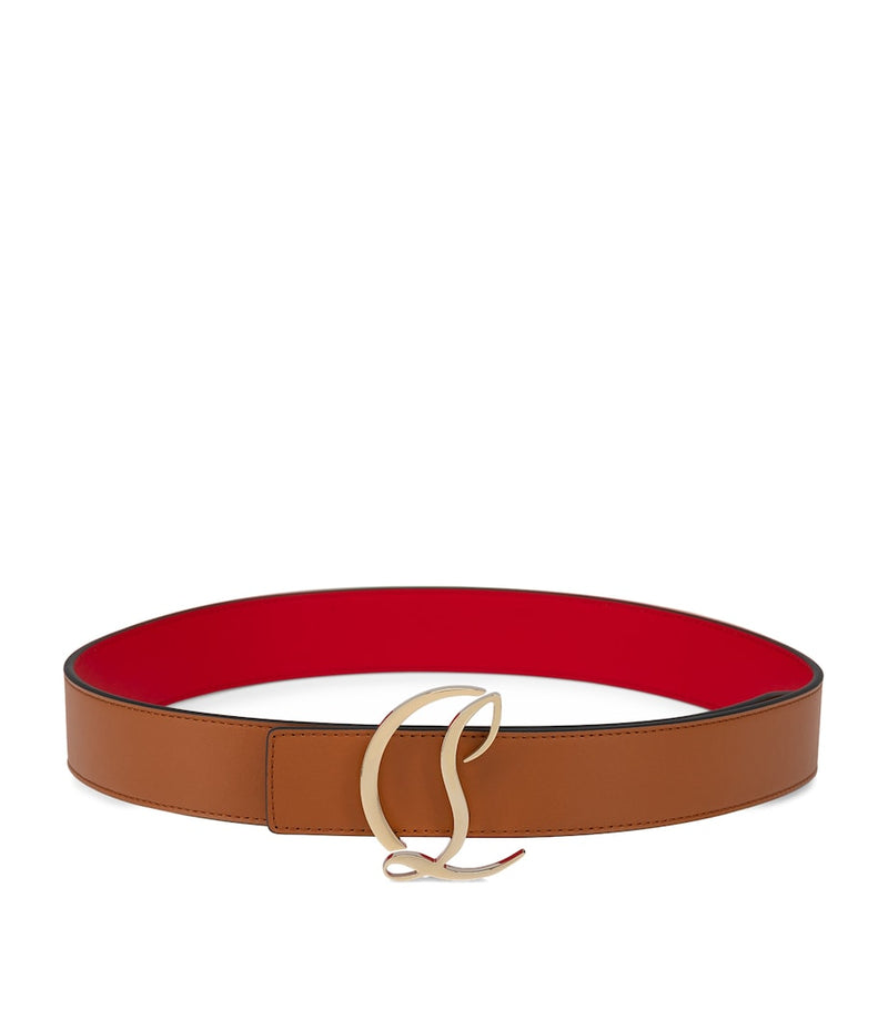 Christian Louboutin CL Logo Leather belt - British product