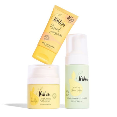 Superdrug Lav-Kids Daily Face Routine Skincare Bundle- Buy online at McGrocer