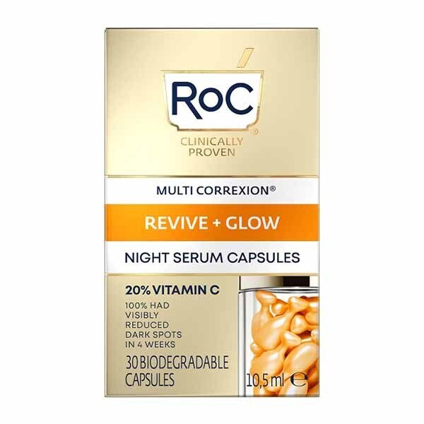 Roc Multi Correxion Revive + GlowNight Serum 30 Capsules GOODS Superdrug   