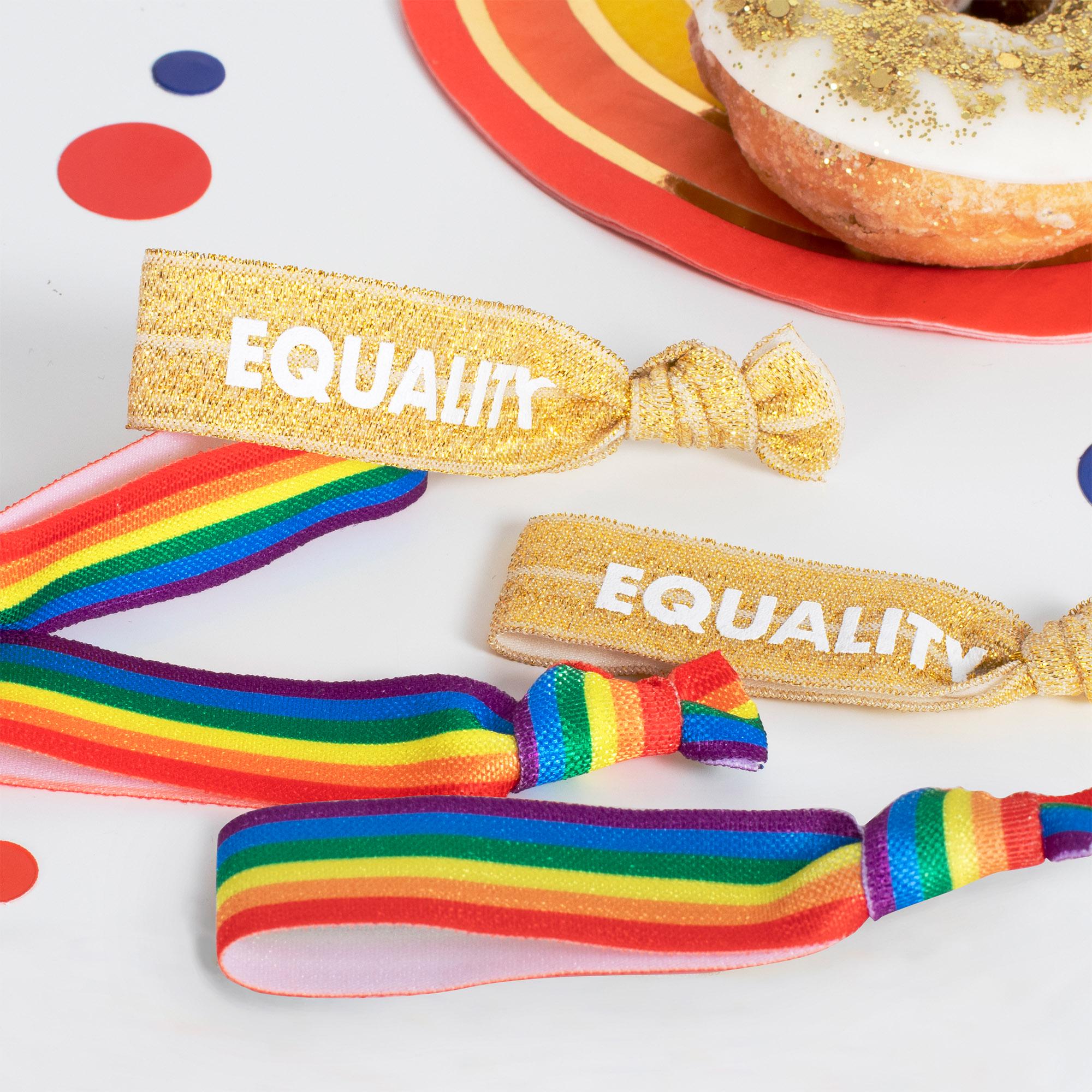 Ginger Ray Pride Wristbands 5pk GOODS Sainsburys   