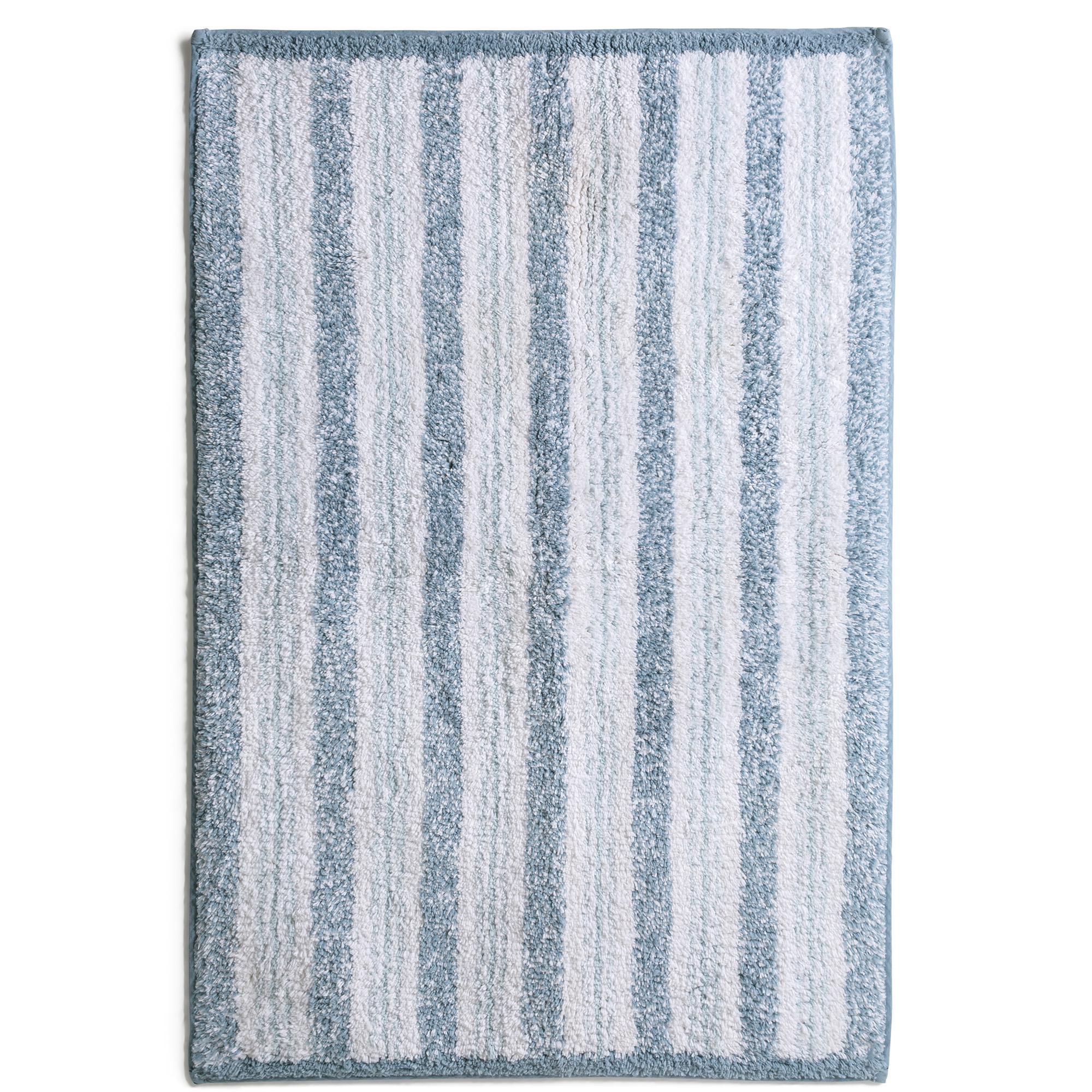 Habitat Coastal Stripe Bathmat GOODS Sainsburys   