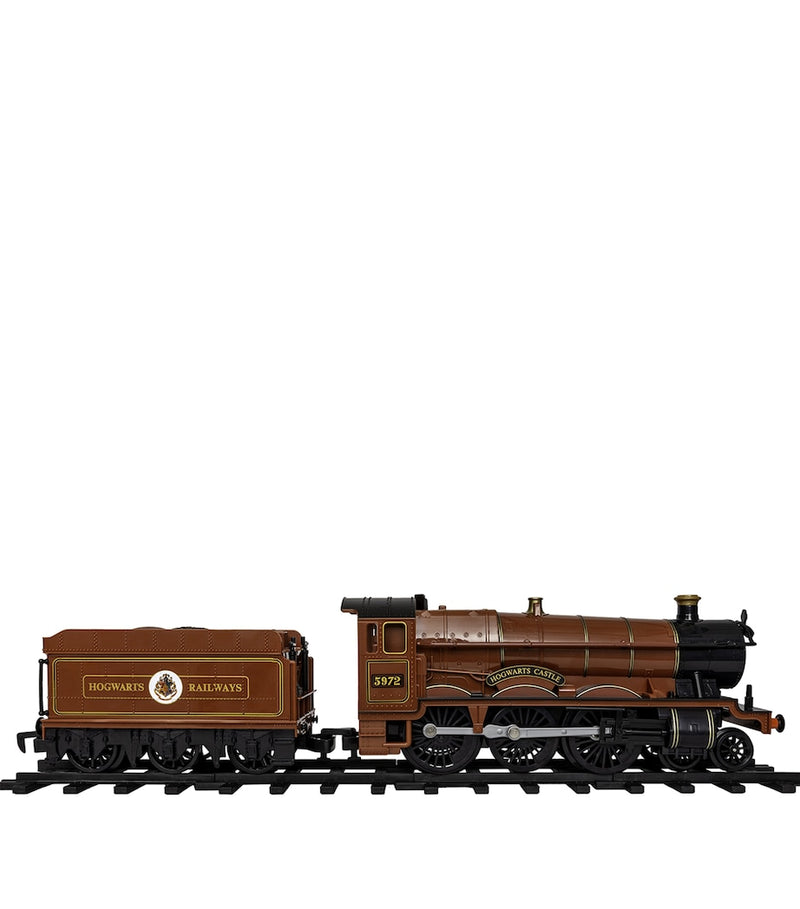 Hogwarts Express train set including locomotive and carriages, UK version