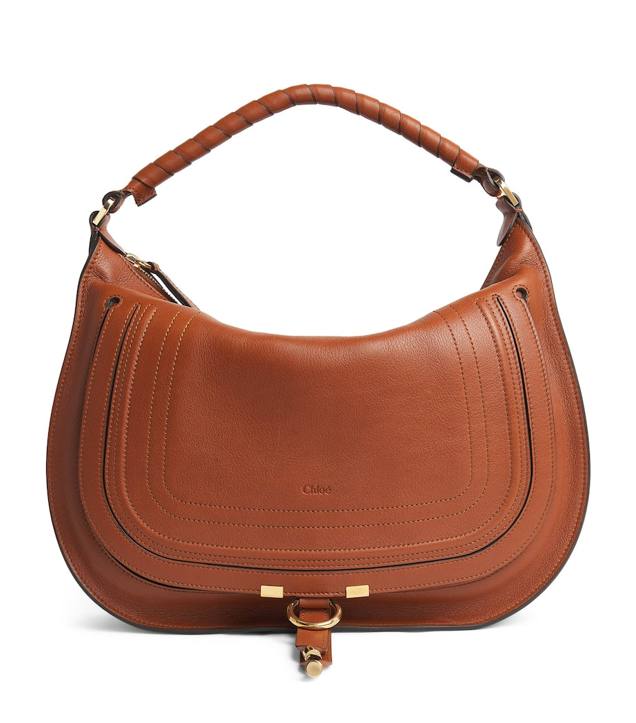 Chloé Marcie shoulder bag in supple leather, UK version