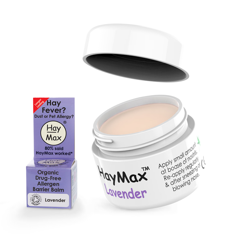 Haymax lavender organic pollen barrier balm 5ml - British product