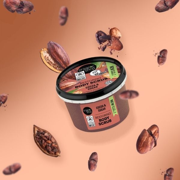 Organic Shop Restoring Body Scrub Cocoa & Sugar 250ml GOODS Superdrug   