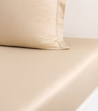 Yves Delorme Triomphe King organic cotton sateen fitted sheet, UK version