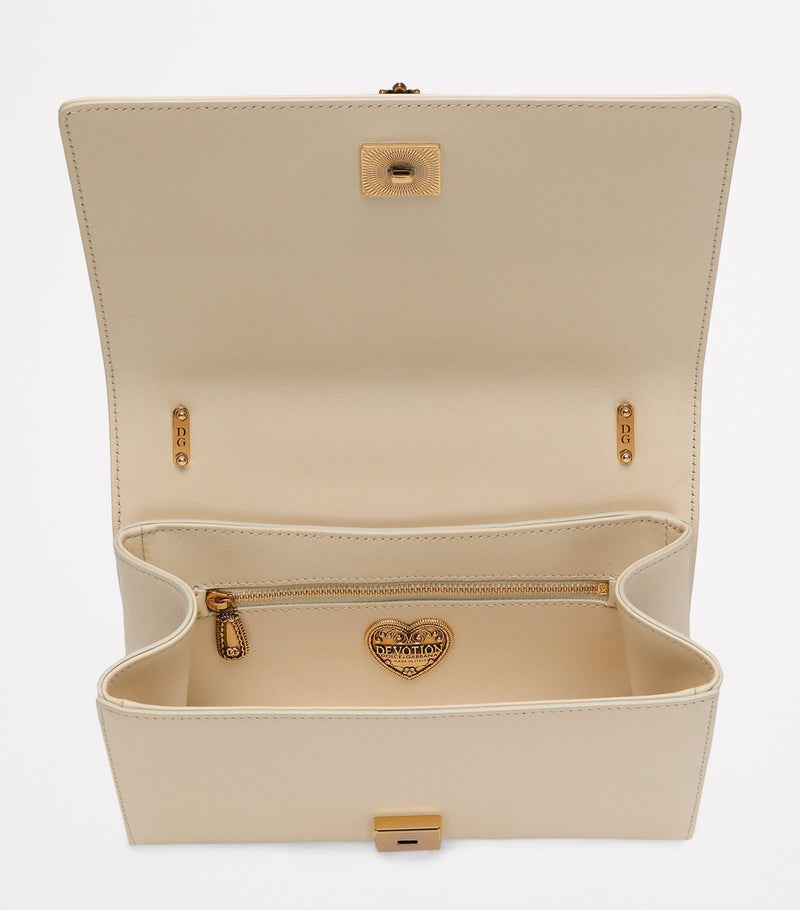 Dolce&Gabbana Devotion leather shoulder bag, imported from the UK