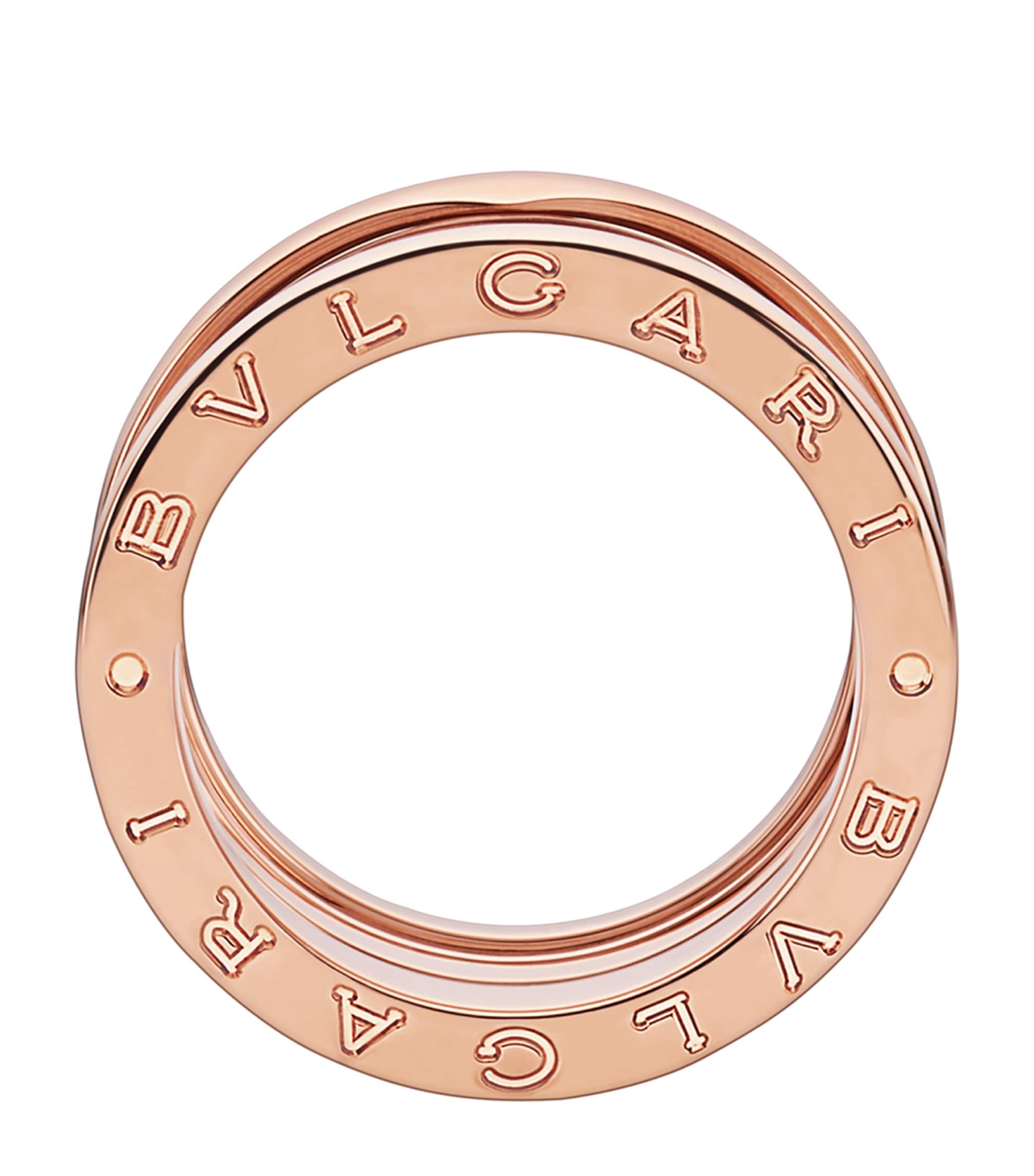 Bvlgari B.zero1 rose gold ring, UK version
