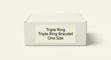 Cartier Trinity bracelet 18ct tri-colour gold, imported from the UK