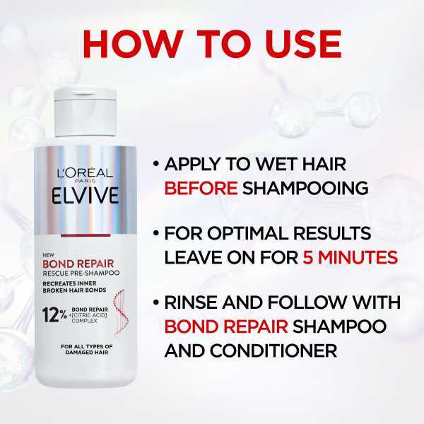 L'Oreal Paris Elvive Bond Repair Pre-Shampoo Treatment 200ml GOODS Superdrug   