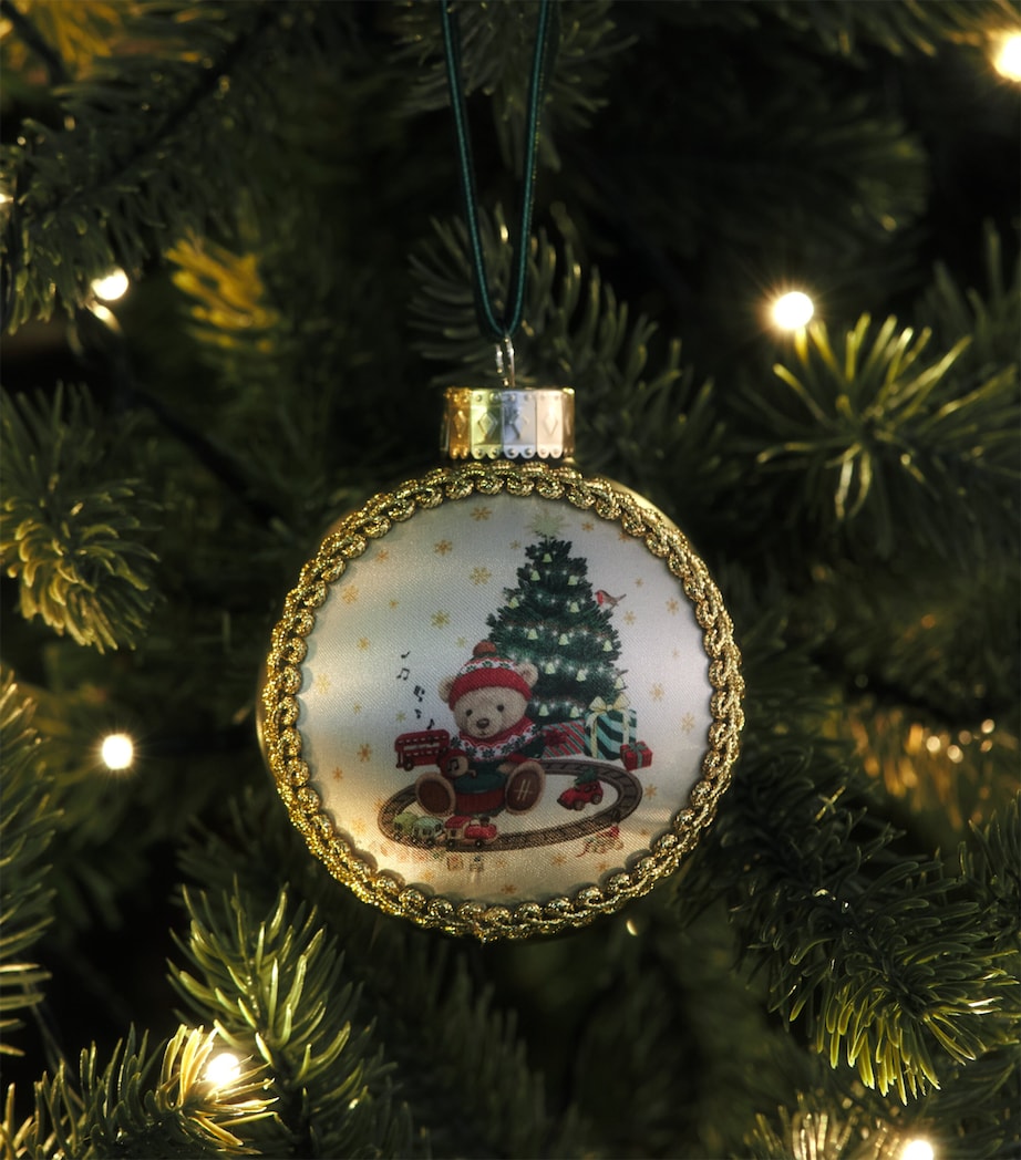 Harrods bear bauble Christmas decoration - British product