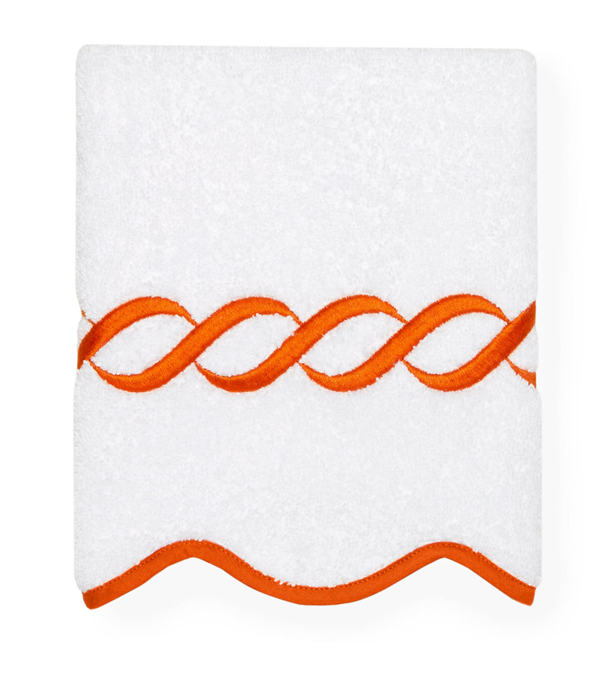Pratesi Cotton Treccia Face Cloth 30cm x 30cm, imported from the UK