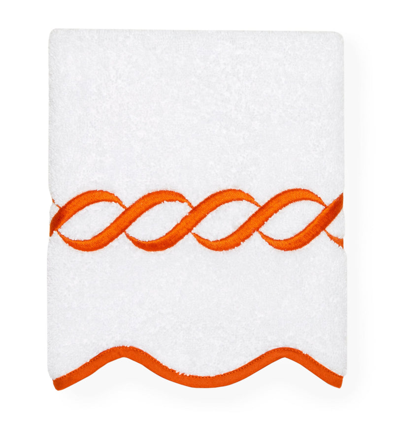Pratesi Cotton Treccia Face Cloth 30cm x 30cm, imported from the UK