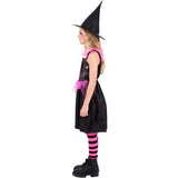 Smiffys witch costume dress and hat, imported from the UK