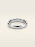 Cartier platinum and diamond wedding ring 3mm, UK version