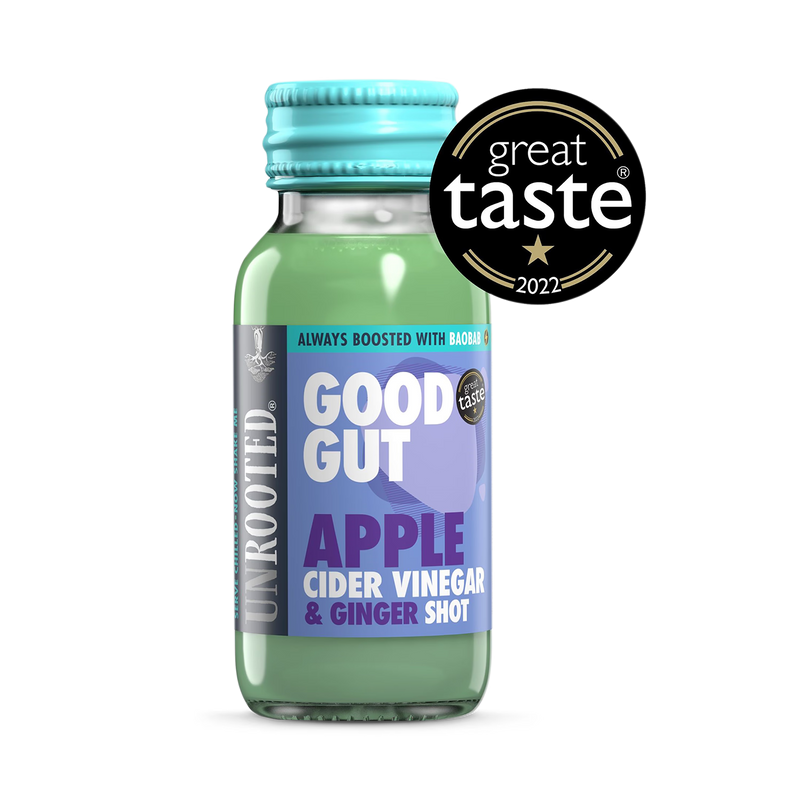 Unrooted Good Gut Apple Cider Vinegar Shot 60ml (British brand)