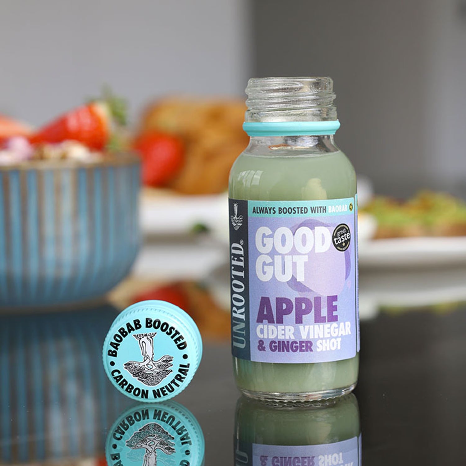 Unrooted Good Gut Apple Cider Vinegar Shot 60ml (British brand)