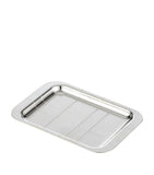 Christofle silver-plated Graphik tray 15cm x 10cm - British product