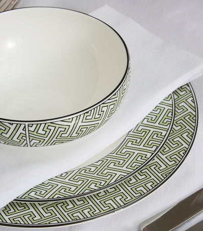 Harrods Keramisk Frokostskål med Maze Geometrisk Design 15cm Diameter- Kjøp online hos McGrocer