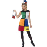 Smiffys Rubik's Cube Costume, with Headband