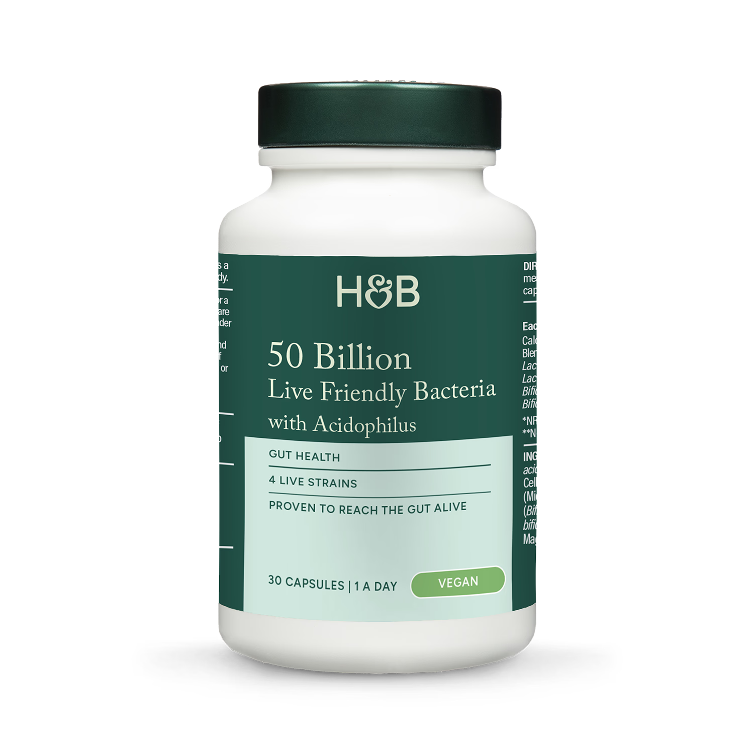 Holland & Barrett Friendly Bacteria 50 Billion 30 Capsules, UK version