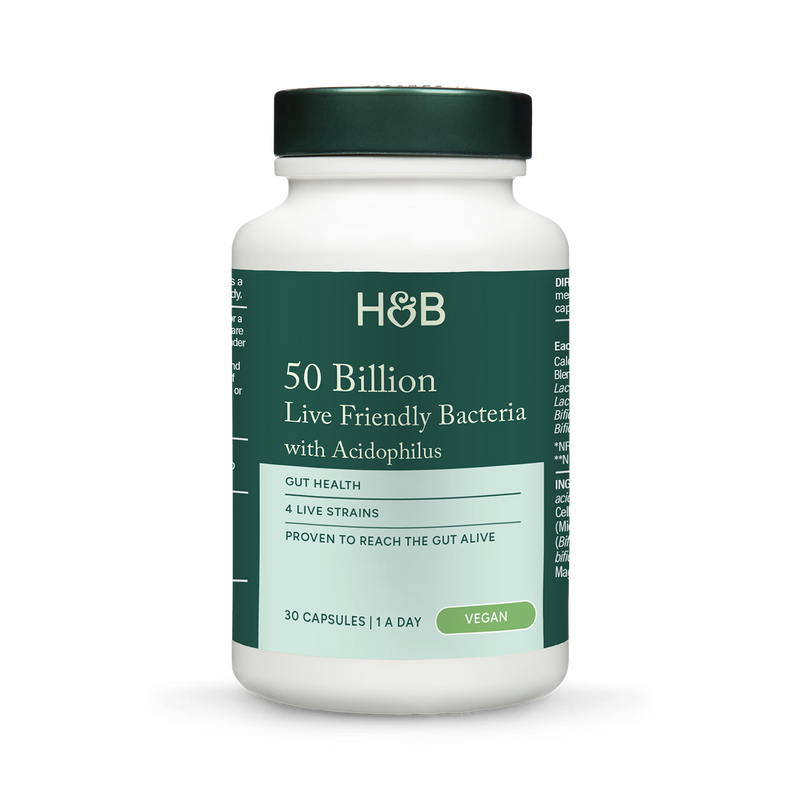 Holland & Barrett Friendly Bacteria 50 Billion 30 Capsules, UK version