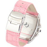 Chronotech pink stainless steel watch with deployment clasp (British brand)