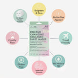Danielle Creations collagen face sheet masks 5 pack, UK version