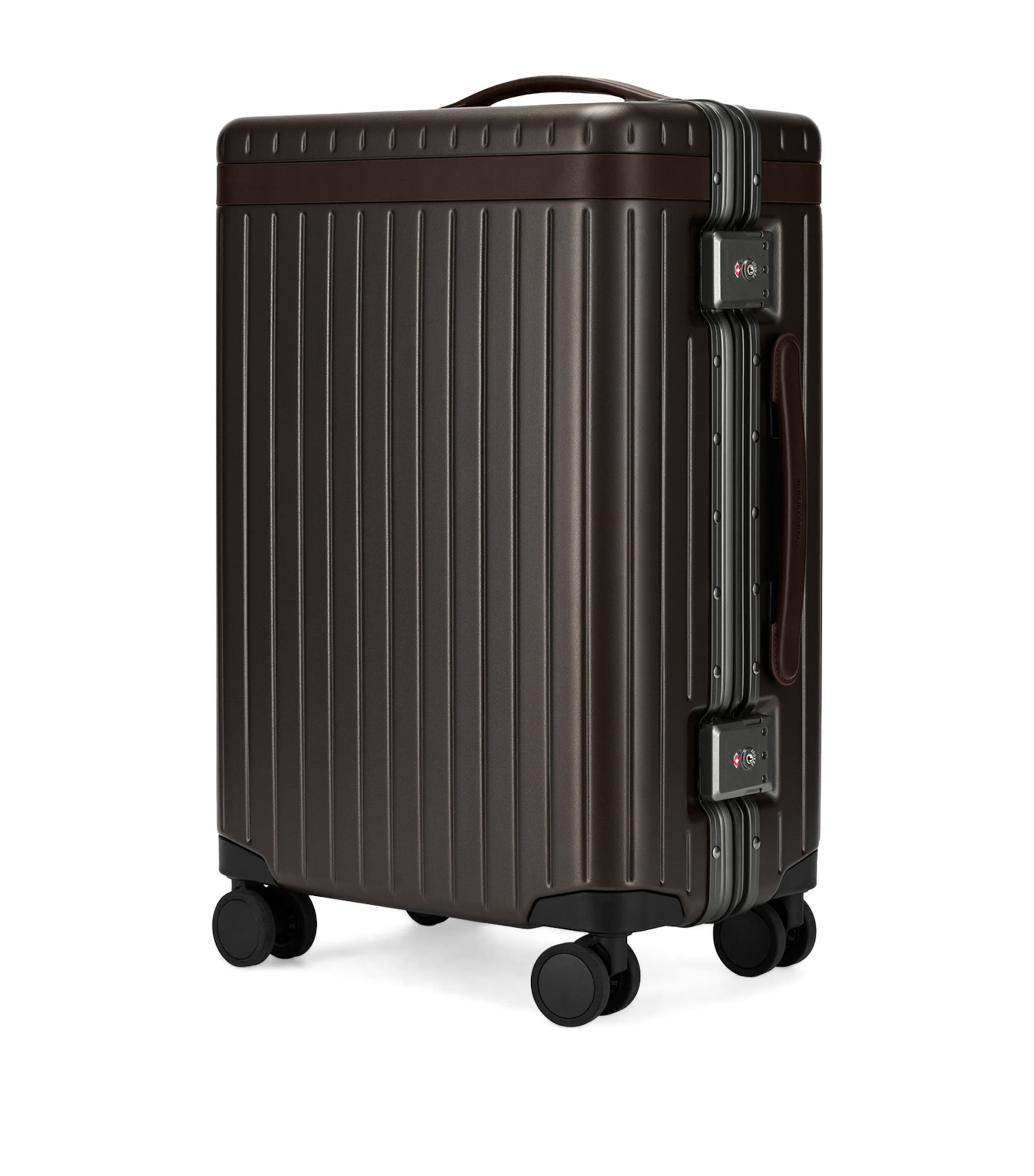 Carl Friedrik carry-on suitcase 56cm hard-shell design (British brand)