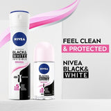 NIVEA Black & White Anti-Perspirant Roll-On Deodorant 50ml GOODS Superdrug   