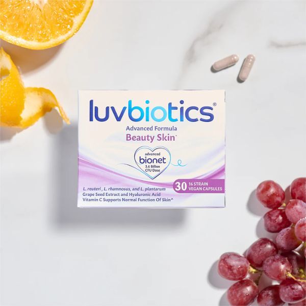 Luvbiotics Probiotic Beauty Skin 30 Vegan Capsules