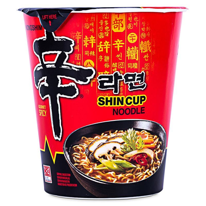 Nongshim Shin Cup Noodle small size (British brand)