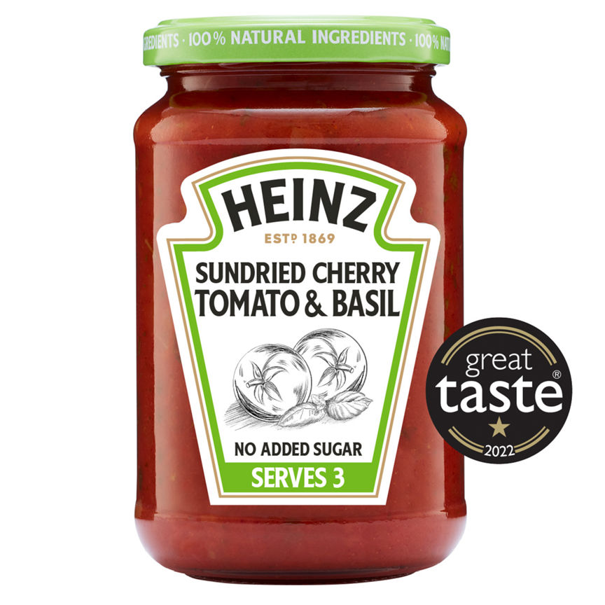 Heinz Sundried Cherry Tomato & Basil Pasta Sauce GOODS ASDA   